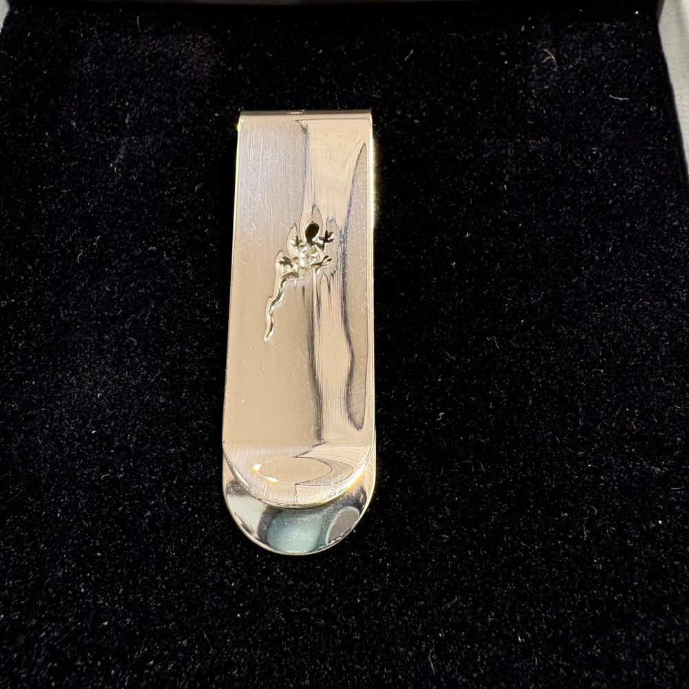 Sterling Works Stainless Steel Money Clip Lizard Design